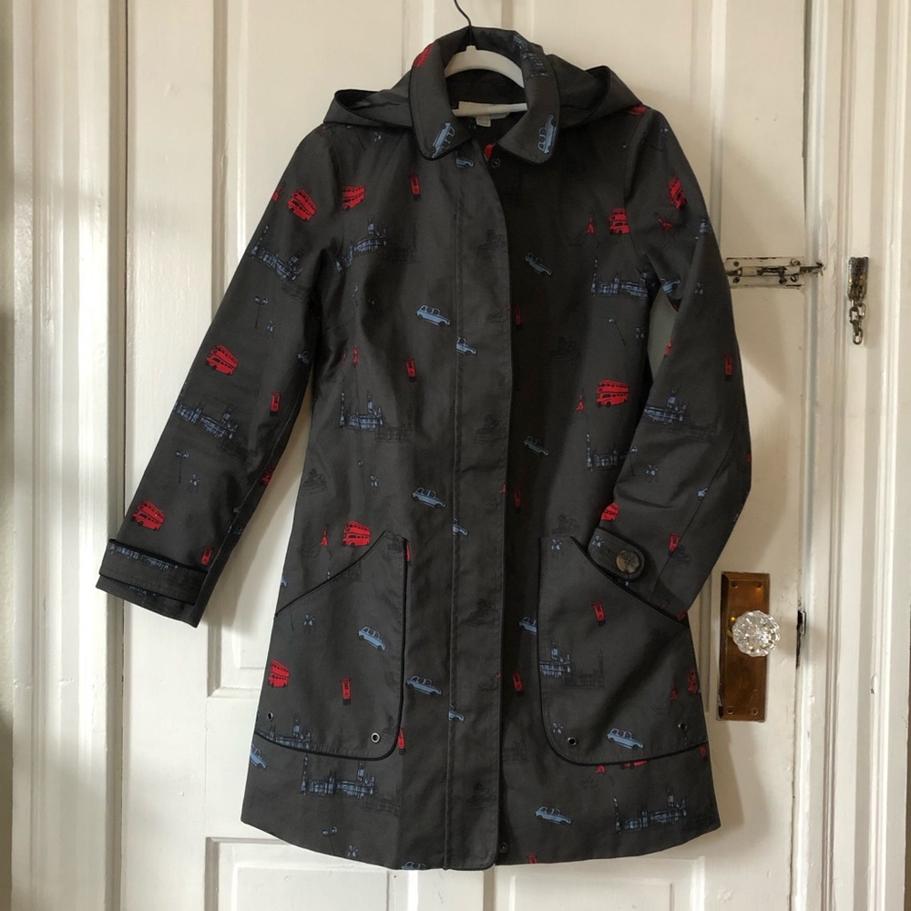 Boden brand London theme trench coat
